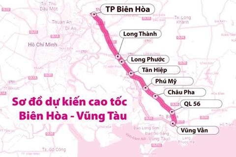 Thông tin mới dự án cao tốc Biên Hòa - Vũng Tàu năm 2022